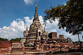 Ayutthaya, Thailand. Wat Phra Si Sanphet, the east chedi of the main group. 